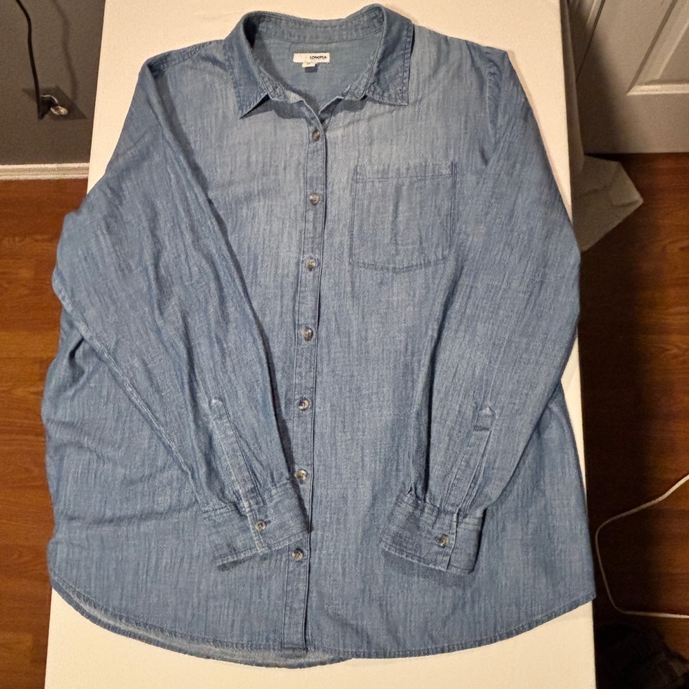 Sonoma Light Blue Denim Shirt